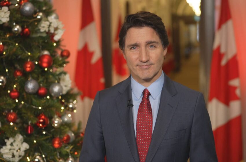  Trudeau livre le message de Noël 2023