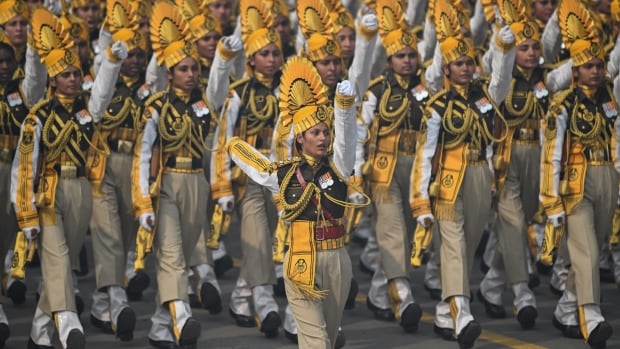  EN PHOTOS |  Les femmes jouent un rôle de premier plan dans le défilé de la Fête de la République en Inde