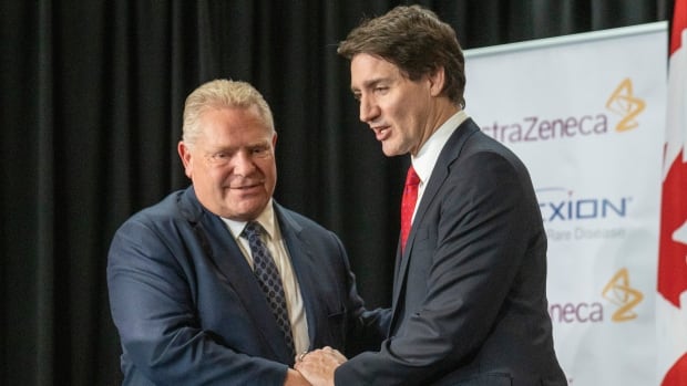  Doug Ford et Justin Trudeau signeront un accord de financement de 3,1 milliards de dollars pour les soins de santé