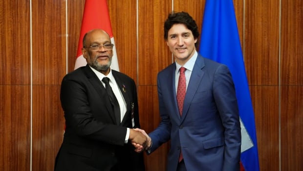  Trudeau s’entretient avec le Premier ministre sortant d’Haïti sur la crise et la nécessité d’un accord politique